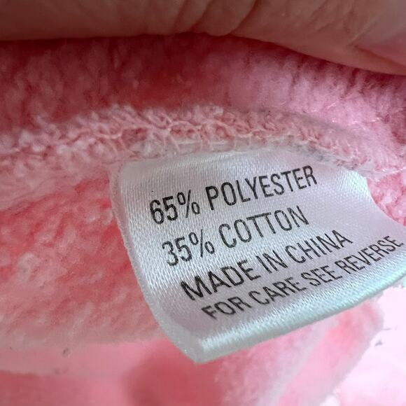 Vintage Y2K Pastel Collared Sweatshirt Royal Caribbean Cruise Wear size XL Pink - Picture 5 of 13